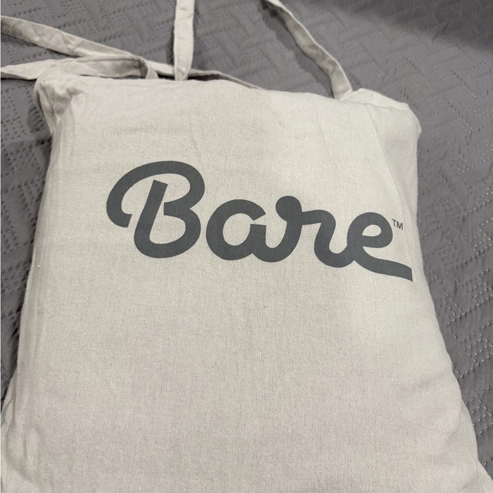 Bare light Grey Duvet Cover